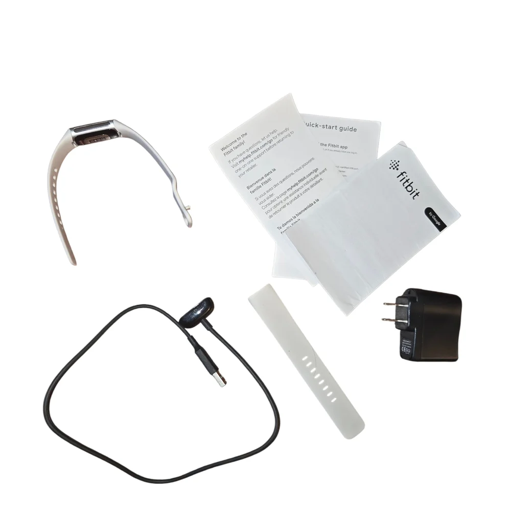 Fitbit Charge 6 With Accessory Bundle in Porcelain